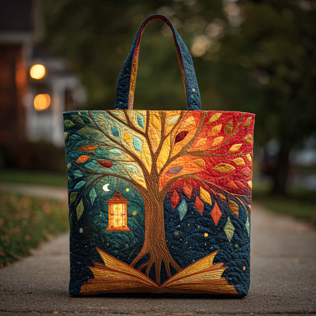 Branch Tale Quilted Tote Bag Great Book Presents