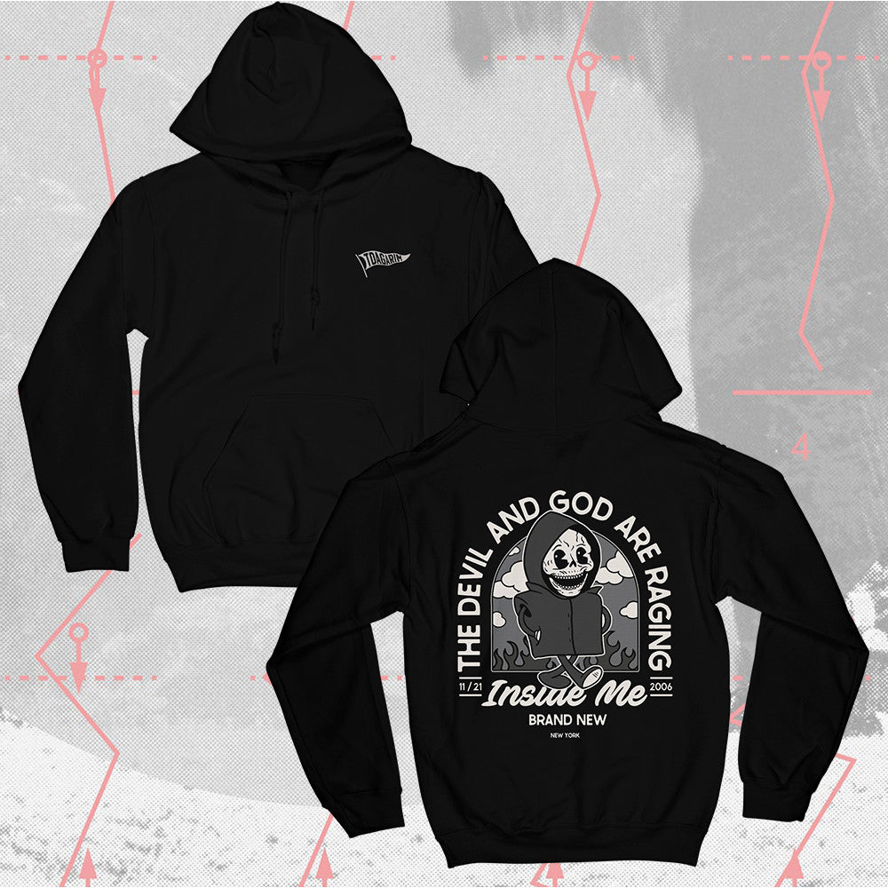 Brand New Band Merch Hoodie The Devil And God Cartoon Hoodie Music Fan Gifts Brand New Band Merch Hoodie The Devil And God Cartoon Hoodie Music Fan Gifts