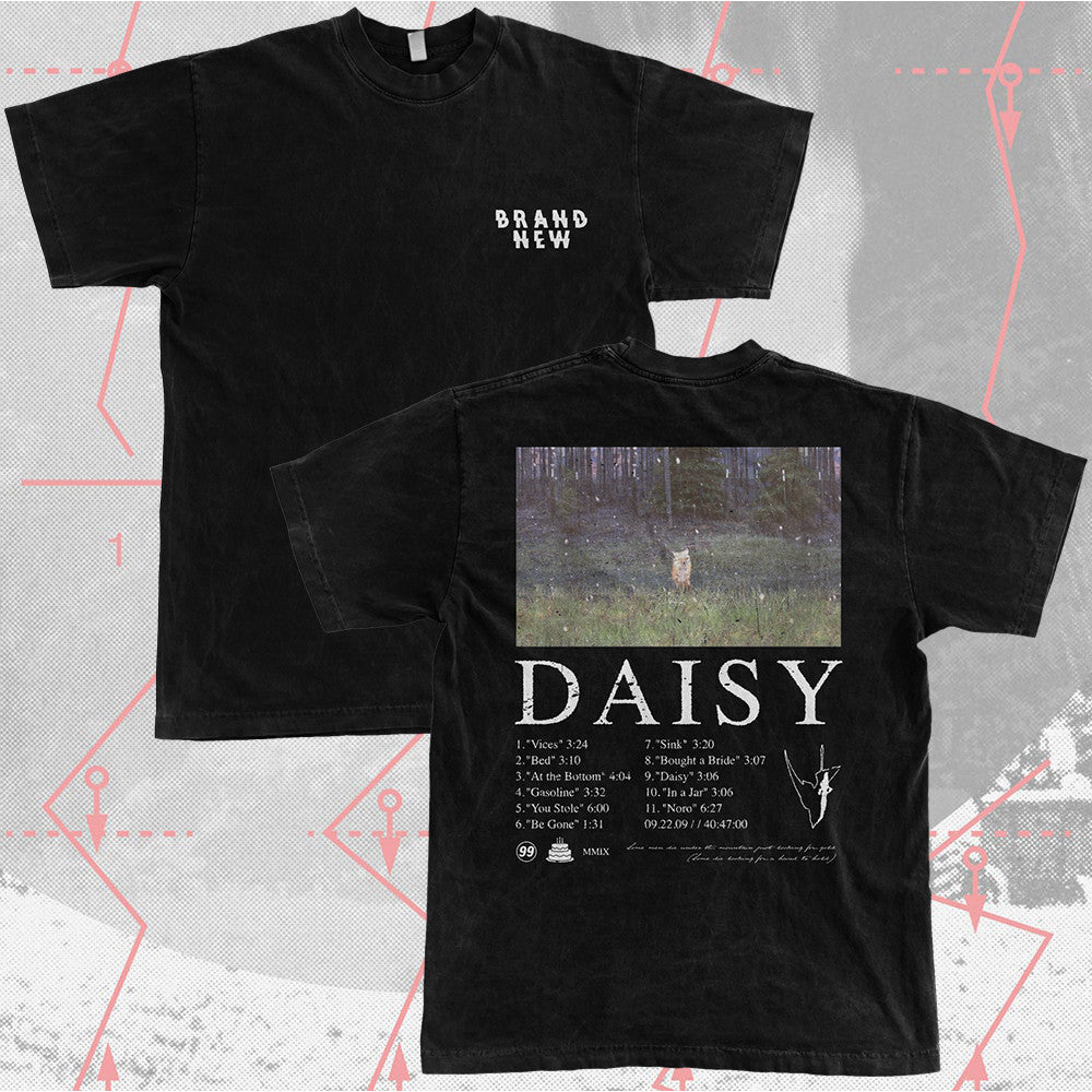 Brand New Band Merch T-Shirt Daisy Tee Music Lovers Gifts For Fan Unique Gift for Southern Men