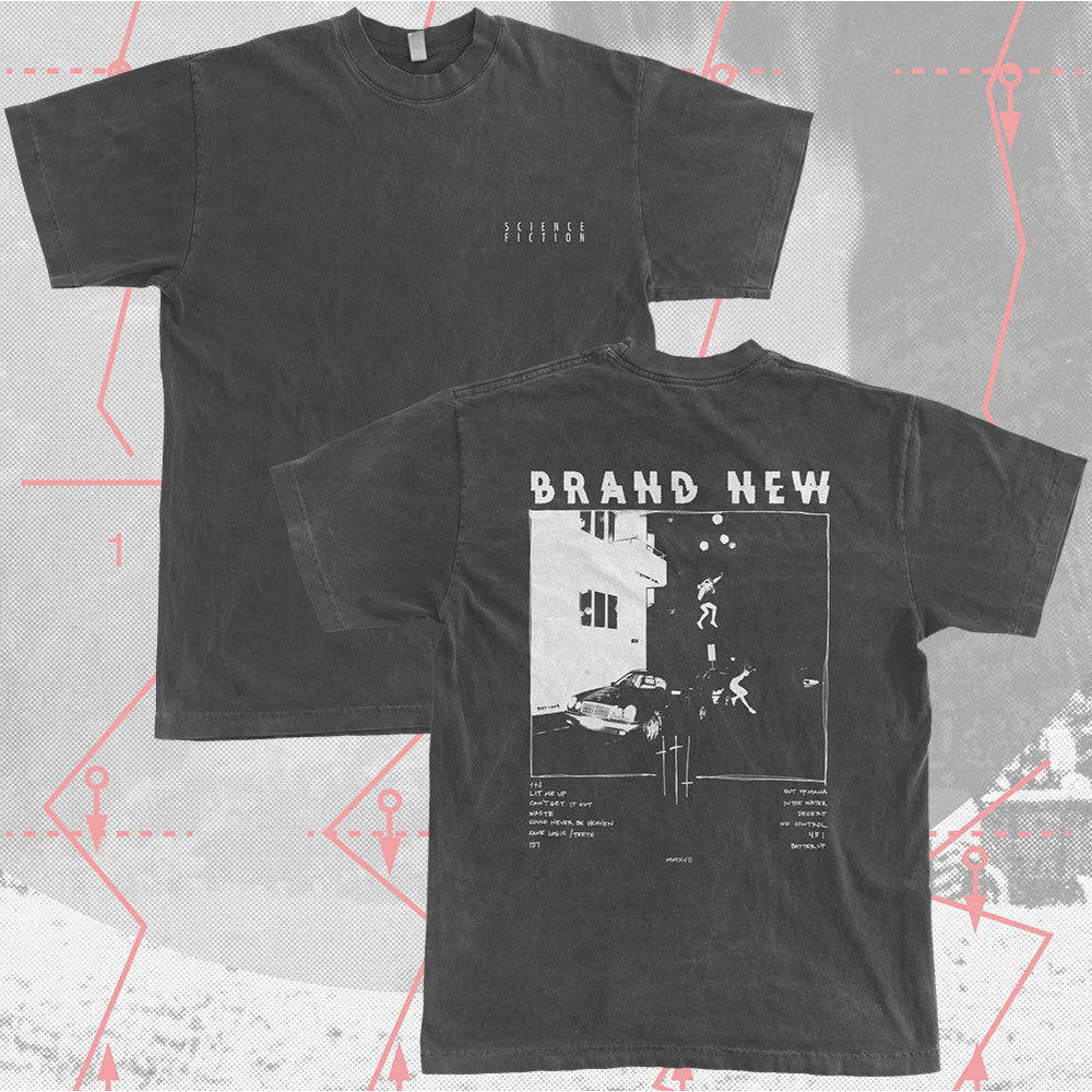 Brand New Band Merch T-Shirt Science Fiction Tee Gifts For Music Fan Father's Day Gift for Dad