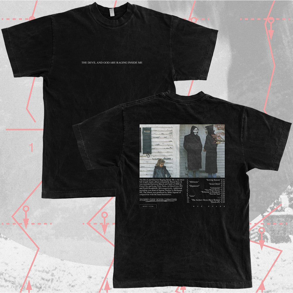 Brand New Band Merch T-Shirt The Devil and God Are Raging Inside Me Tee Fan Birthday Gift for Husband Brand New Band Merch T-Shirt The Devil and God Are Raging Inside Me Tee Fan Birthday Gift for Husband