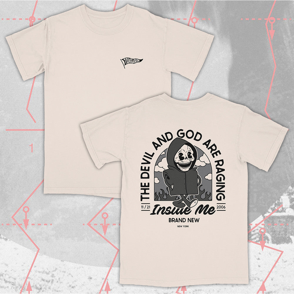 Brand New Band Merch T-Shirt The Devil And God Cartoon Tee Music Fan Gifts