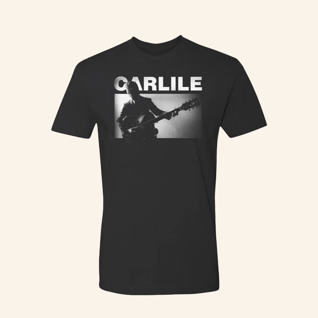 Brandi Carlile Merch Guitar Shadow White Logo T-Shirt Gifts For Fans Brandi Carlile Merch Guitar Shadow White Logo T-Shirt Gifts For Fans