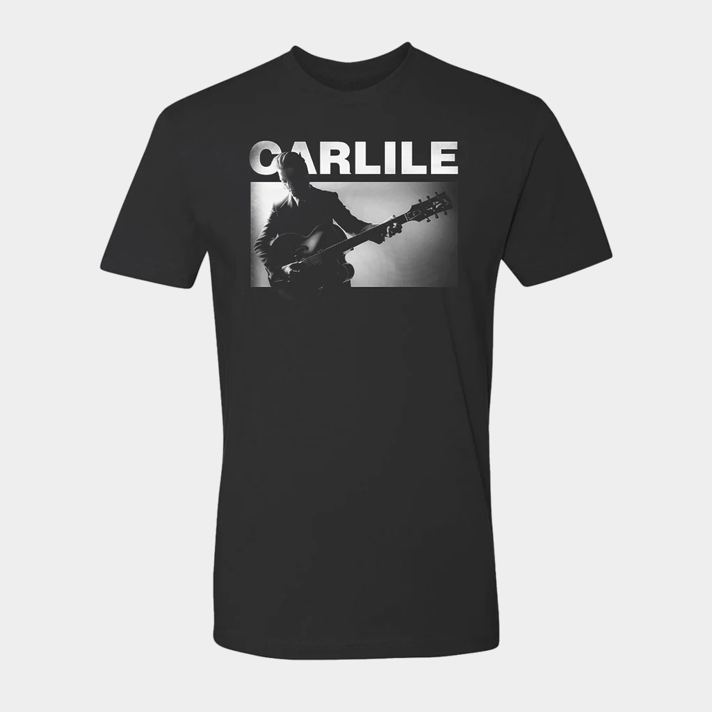 Brandi Carlile Merch Guitar Shadow White Logo T-Shirt Gifts For Music Fans