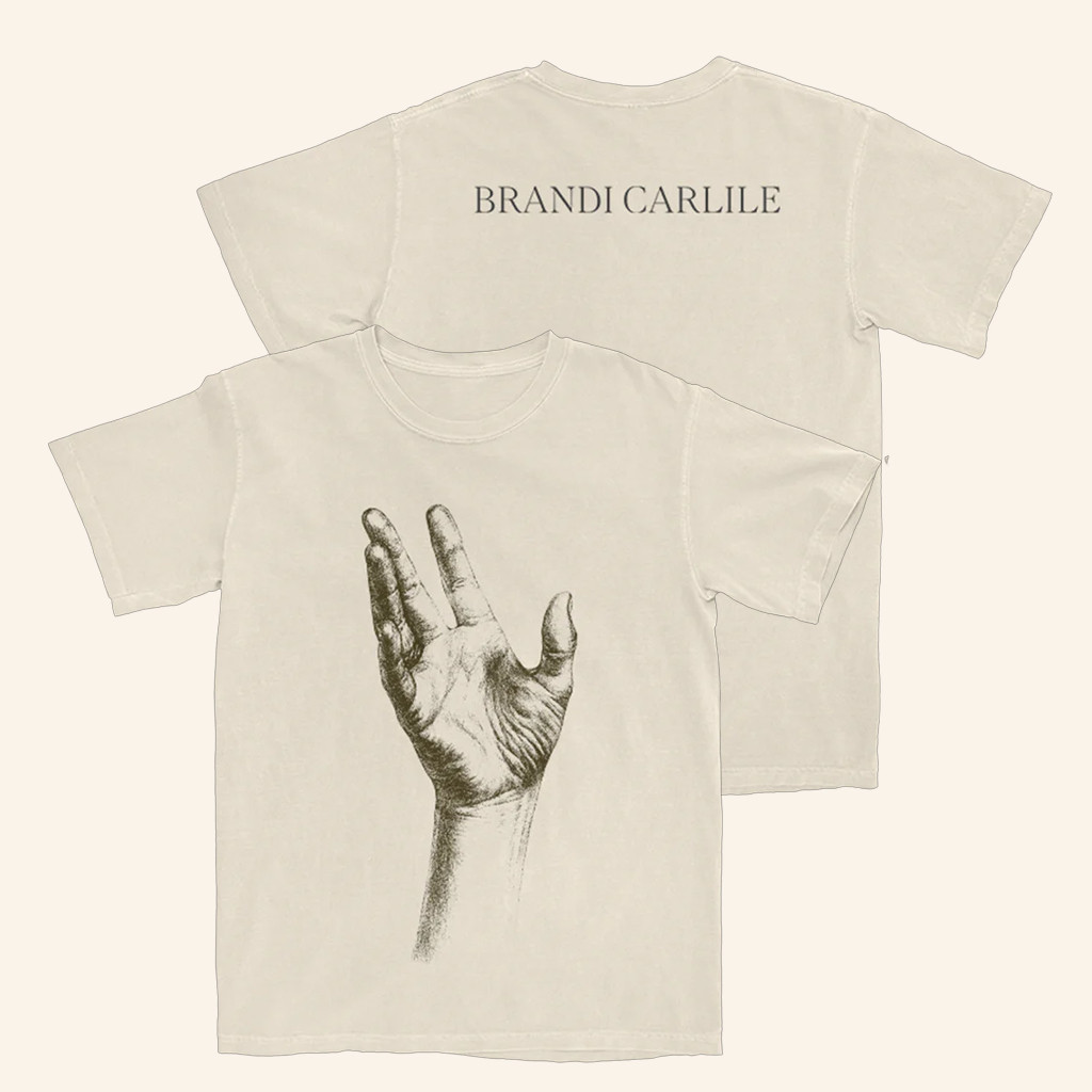 Brandi Carlile Merch Hand T-Shirt Husband Christmas Gift Ideas Brandi Carlile Merch Hand T-Shirt Husband Christmas Gift Ideas