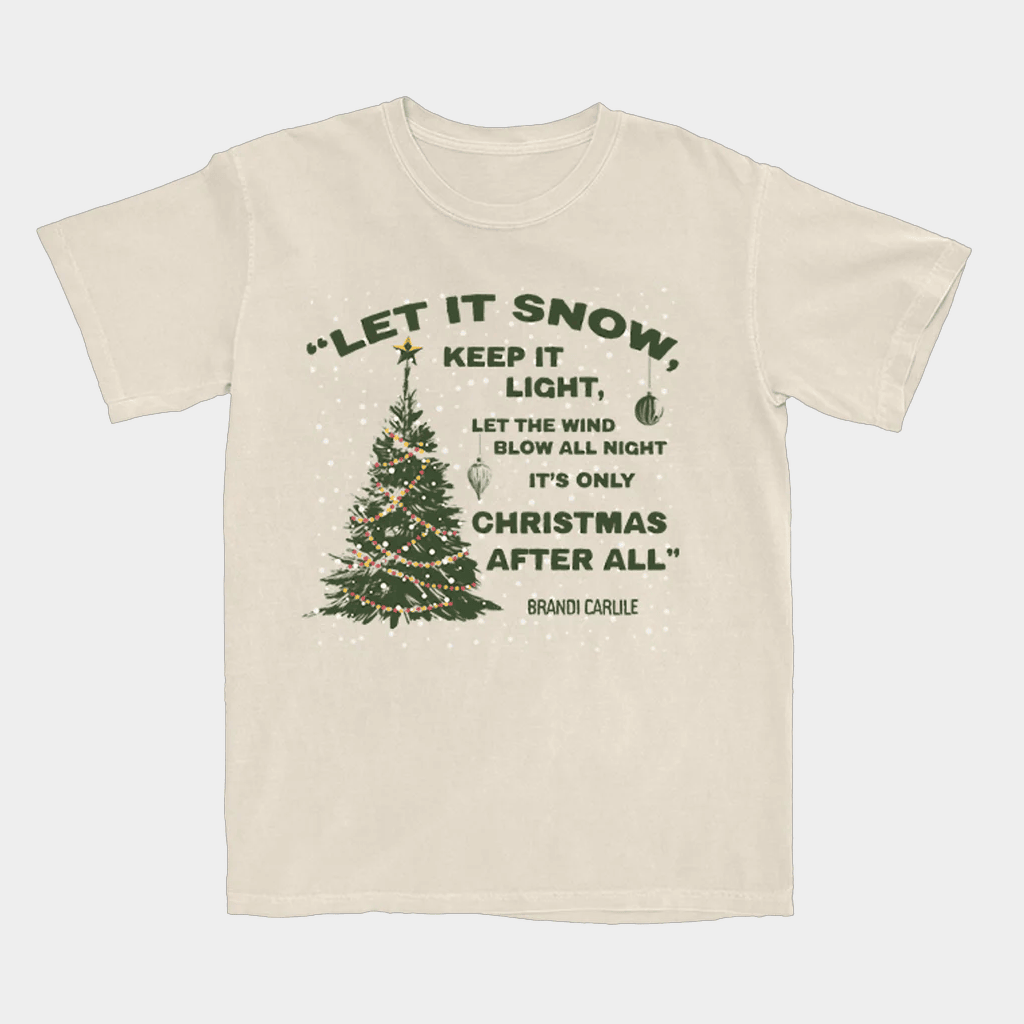 Brandi Carlile Merch Let It Snow T-Shirt Brandi Carlile Shirt Gifts For Besties