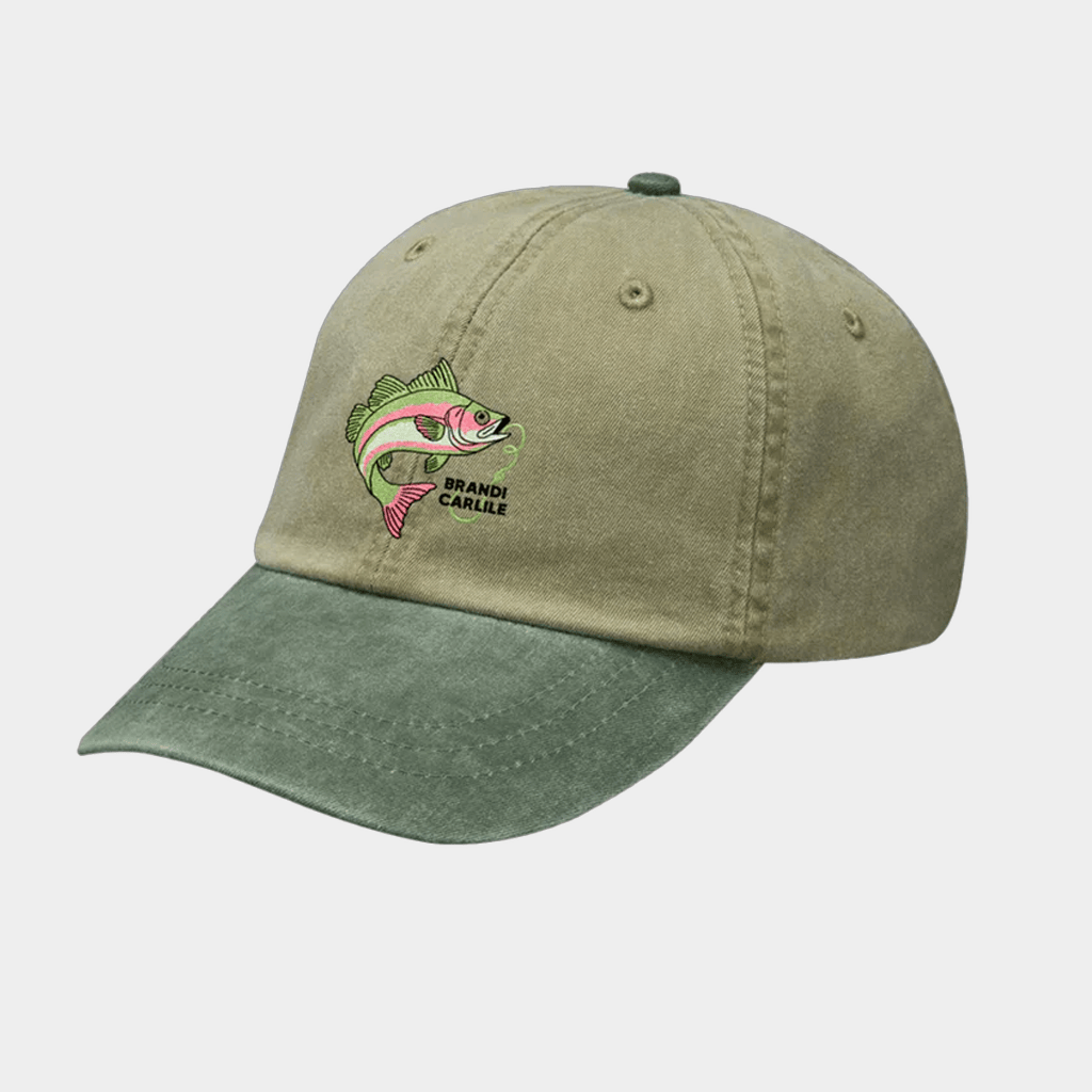 Brandi Carlile Merch Returning To Myself Fish Hat Embroidered Brandi Carlile Hat Gift For Fans Brandi Carlile Merch Returning To Myself Fish Hat Embroidered Brandi Carlile Hat Gift For Fans