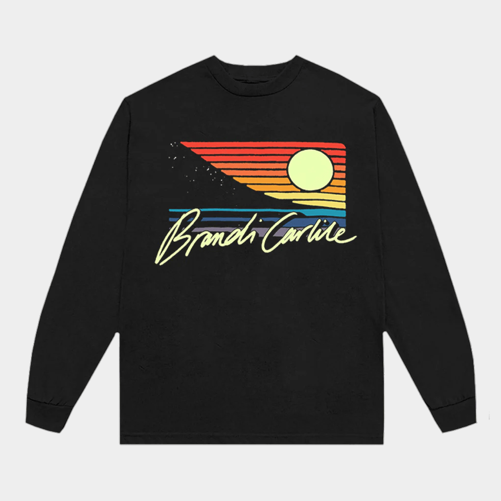 Brandi Carlile Merch Sunset Logo Long Sleeve T-Shirt Gifts For Brandi Carlile Fans-1