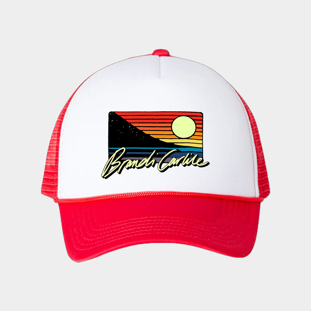 Brandi Carlile Merch Sunset Logo Trucker Hat Gifts For Brandi Carlile Fans-1 Brandi Carlile Merch Sunset Logo Trucker Hat Gifts For Brandi Carlile Fans-1