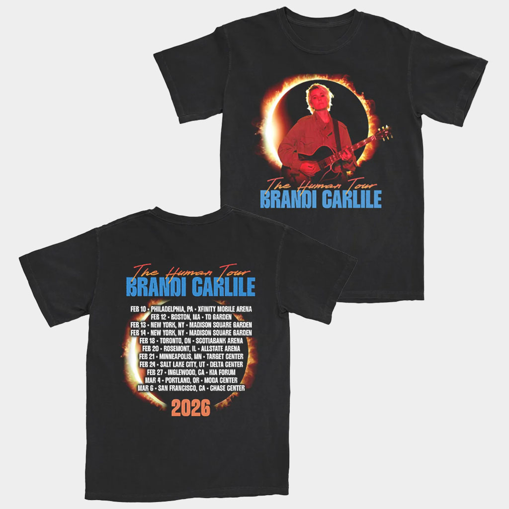 Brandi Carlile Merch The Human Tour T-Shirt Brandi Carlile Tour 2026 Merch Gifts For Fans