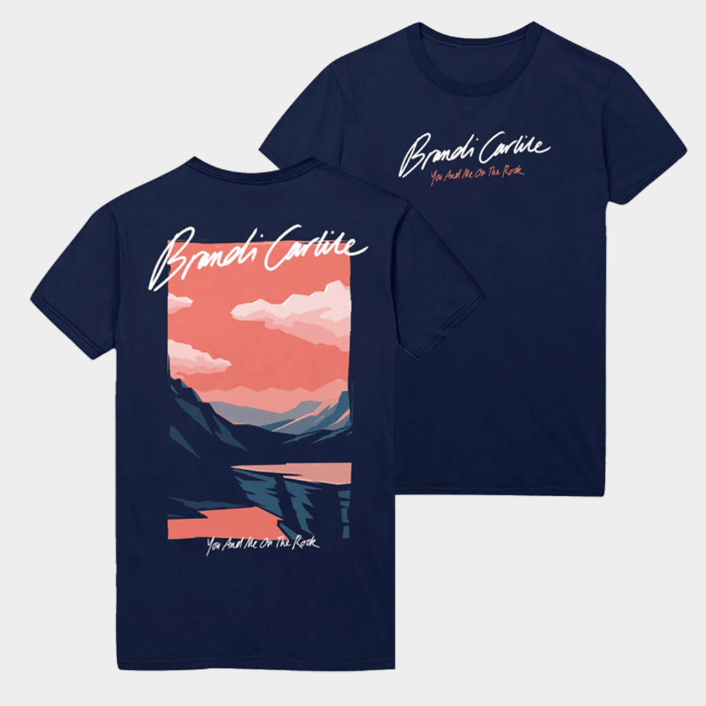 Brandi Carlile Merch You and Me On The Rock T-Shirt Gift Ideas For Music Lovers-1