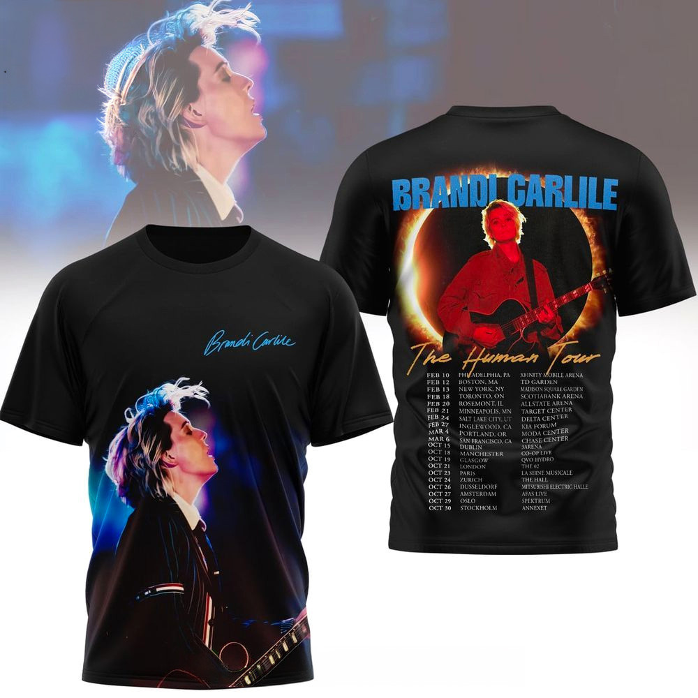 Brandi Carlile The Human Tour T-Shirt Brandi Carlile Merch Best Gifts For Music Lovers