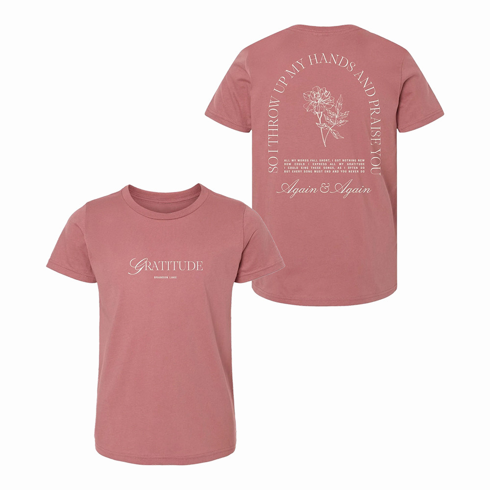 Brandon Lake Gratitude Merch Again And Again Lyric Shirt Gift Ideas For Her