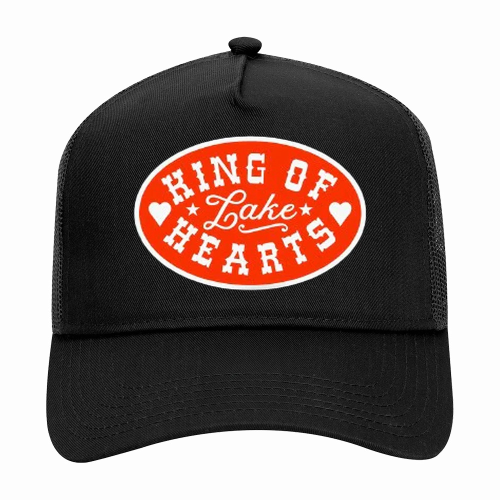 Brandon Lake King Of Hearts Patch Trucker Adjustable Mesh Cap Accessory Gift For Fans