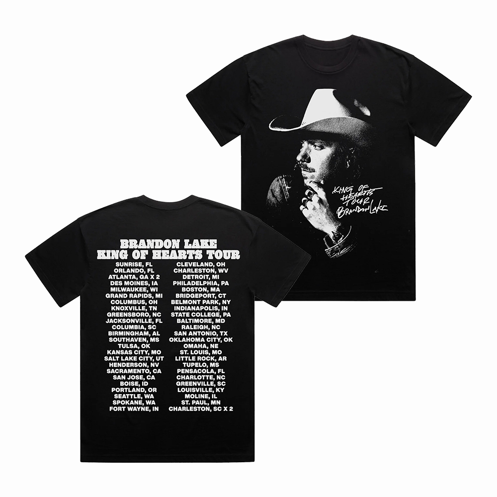 Brandon Lake King Of Hearts Portrait Tour T-Shirt KOH Portrait Tour Clothing Gift For Collectors