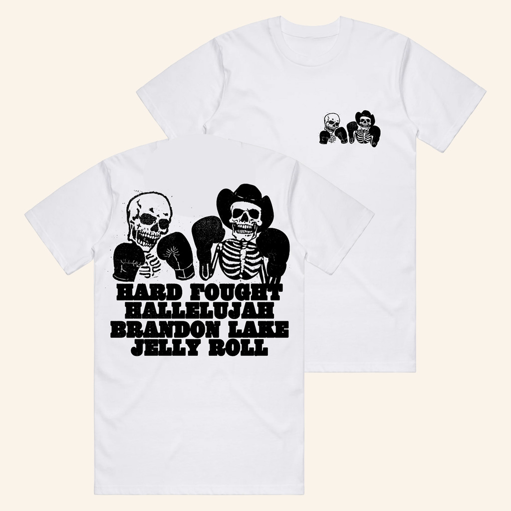 Brandon Lake Merch Brandon Lake X Jelly Roll Boxing Bones T-Shirt Gifts For Music Fans