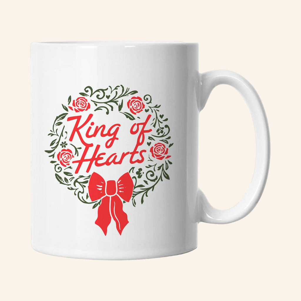 Brandon Lake Merch Christmas Wreath Mug King Of Hearts Coffee Cup Xmas Gifts Ideas