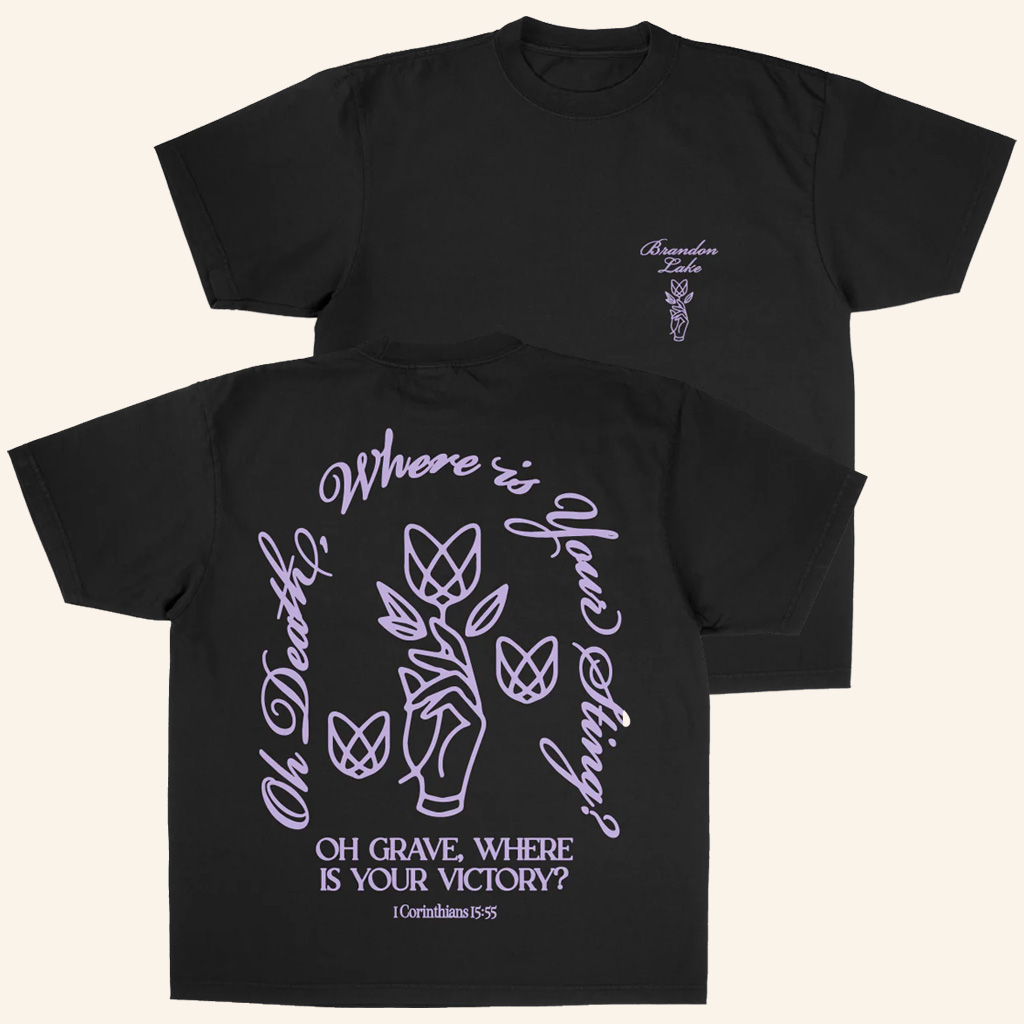 Brandon Lake Merch Corinthians Bible Verse Shirt Oh Death Where Is Your Sting T-Shirt Gifts