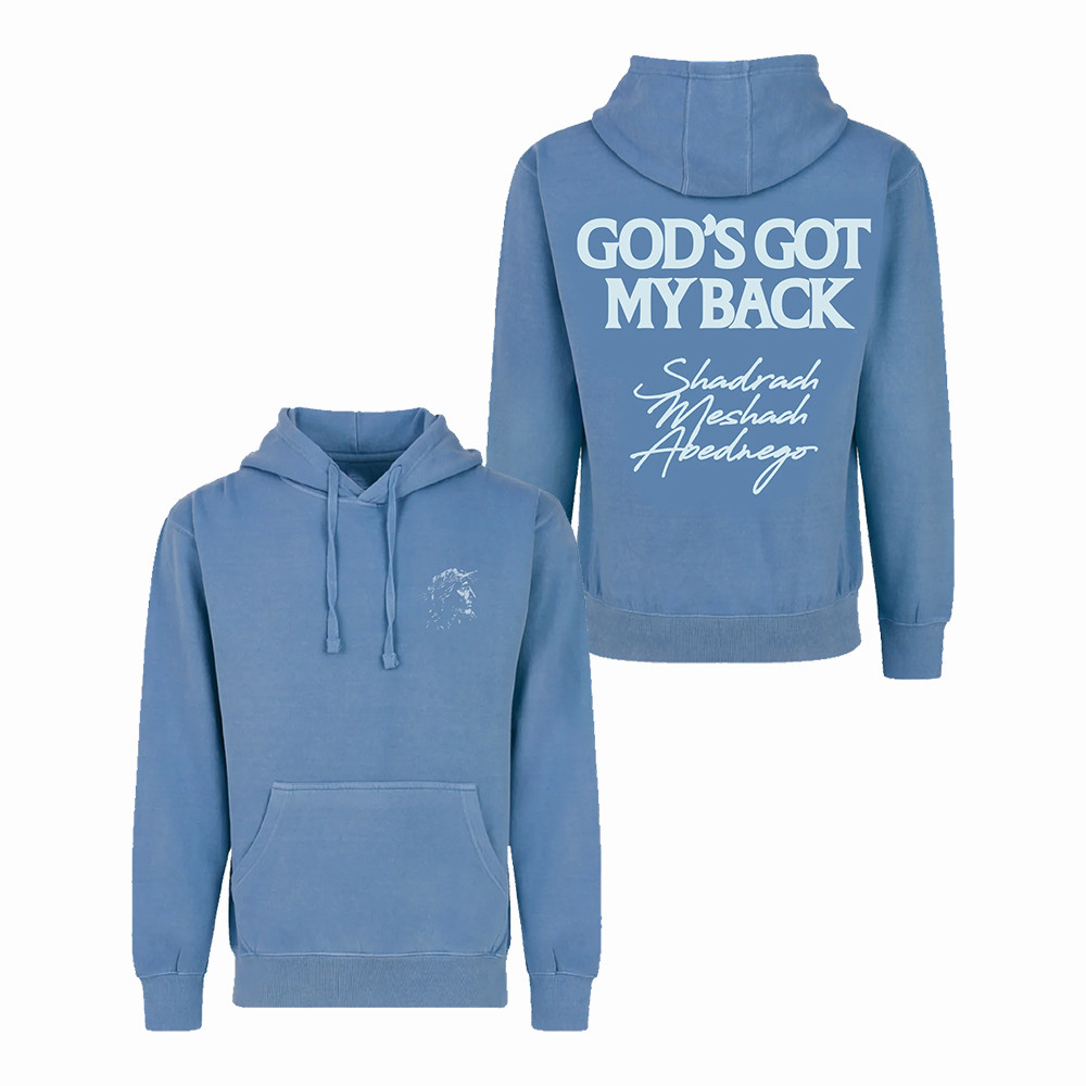 Brandon Lake Merch Gods Got My Back Blue Hoodie Gift Ideas For Her