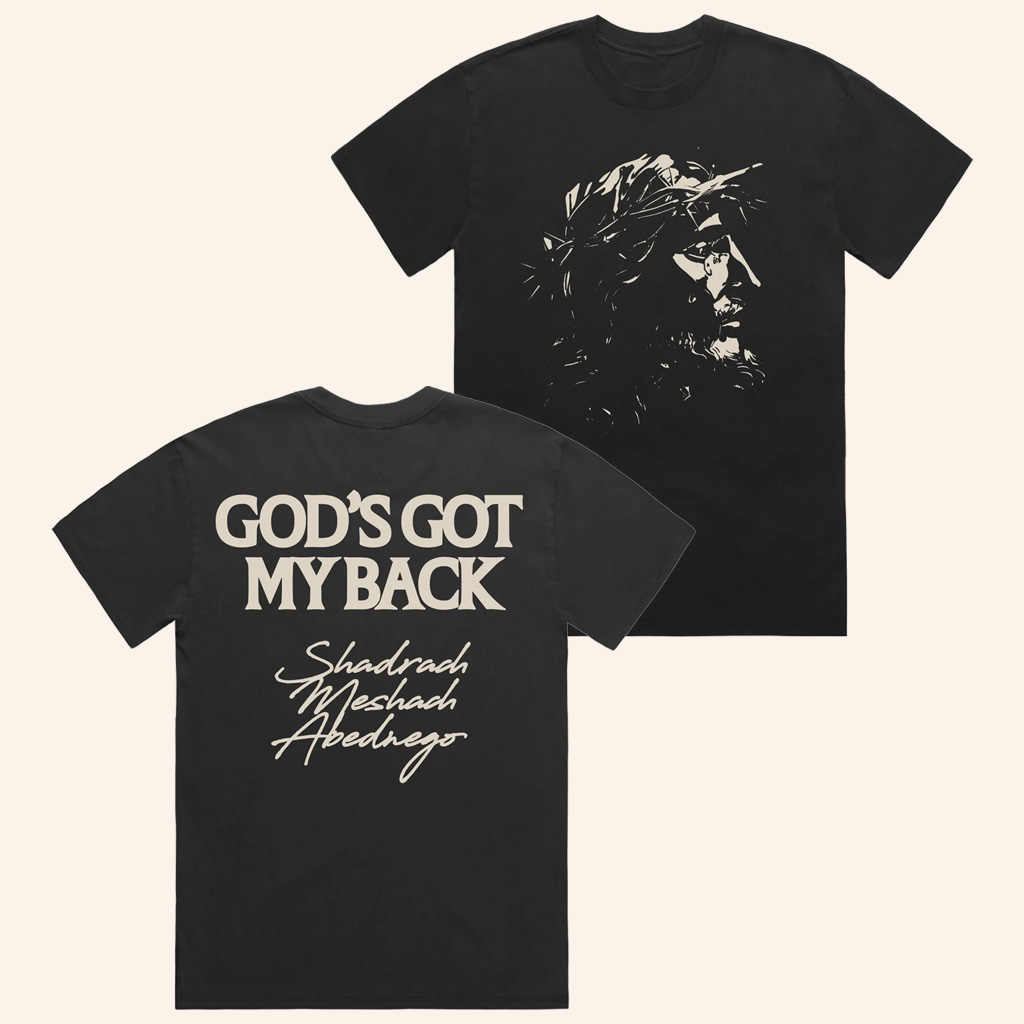 Brandon Lake Merch God's Got My Back T-Shirt Black Best Gifts For Christian