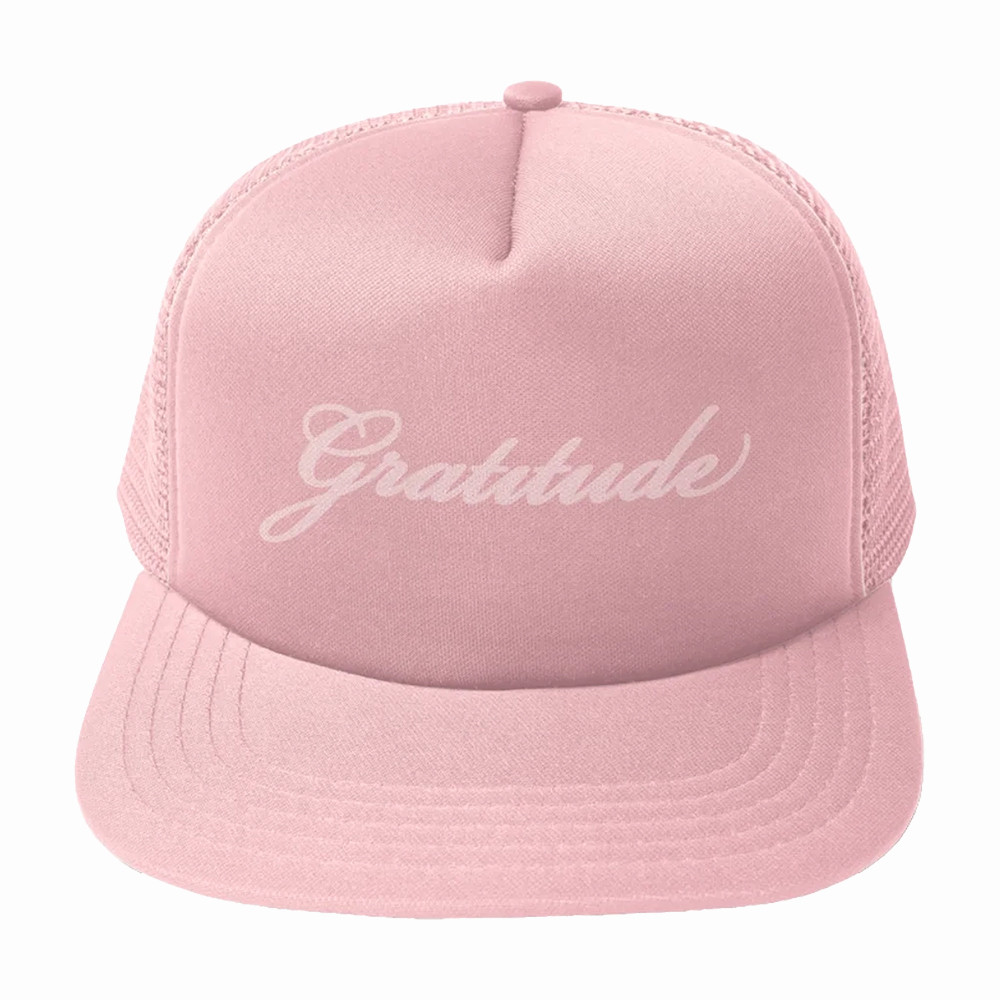 Brandon Lake Merch Gratitude Cursive Logo Pink Snapback Gift Ideas For Girls