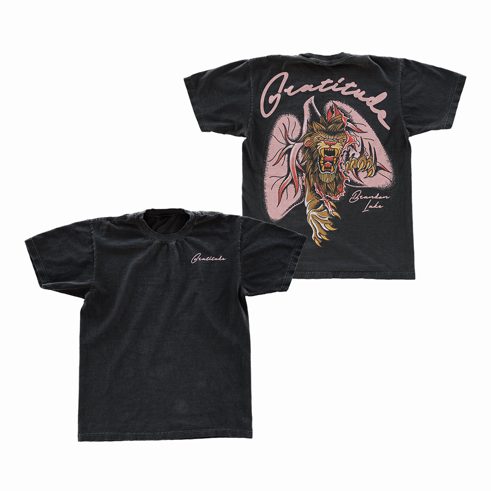 Brandon Lake Merch Gratitude Lion Of Judah T-Shirt Gift For Believers