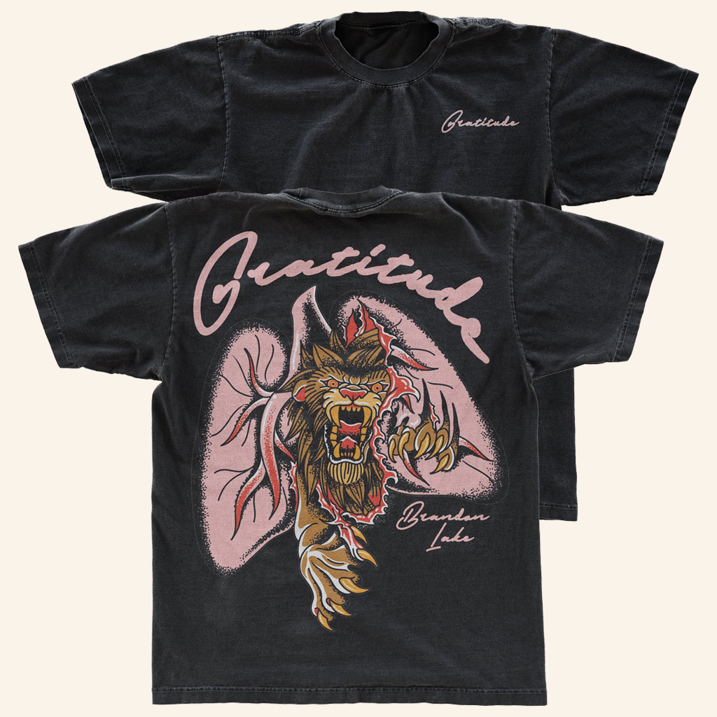 Brandon Lake Merch Gratitude Lion T-Shirt Gift Ideas For Music Lovers