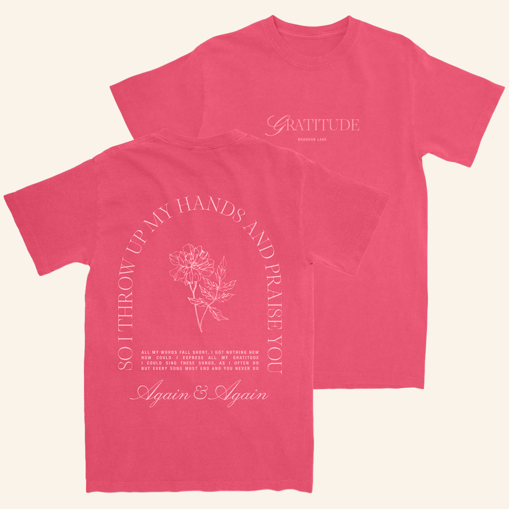 Brandon Lake Merch Gratitude T-Shirt Great Gifts For Sisters