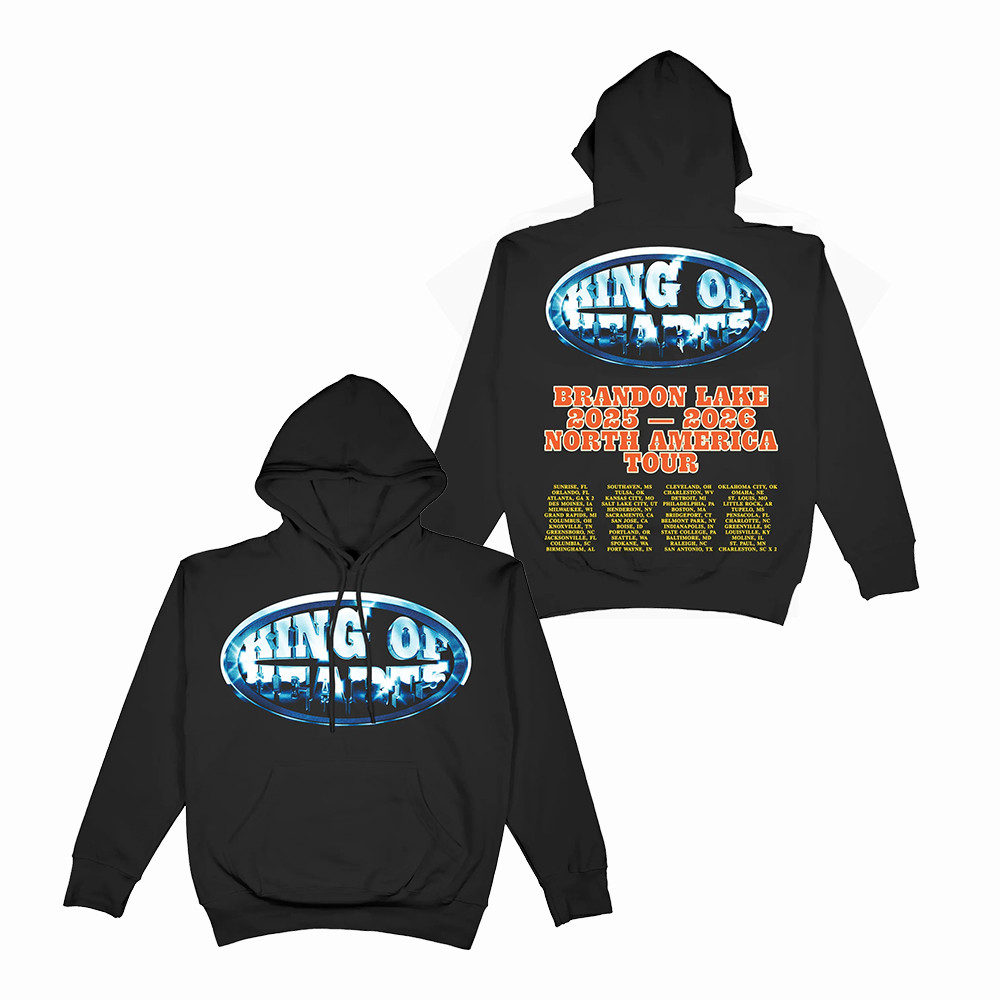 Brandon Lake Merch King Of Hearts Chrome Tour 2025 Hoodie Gift For Fans