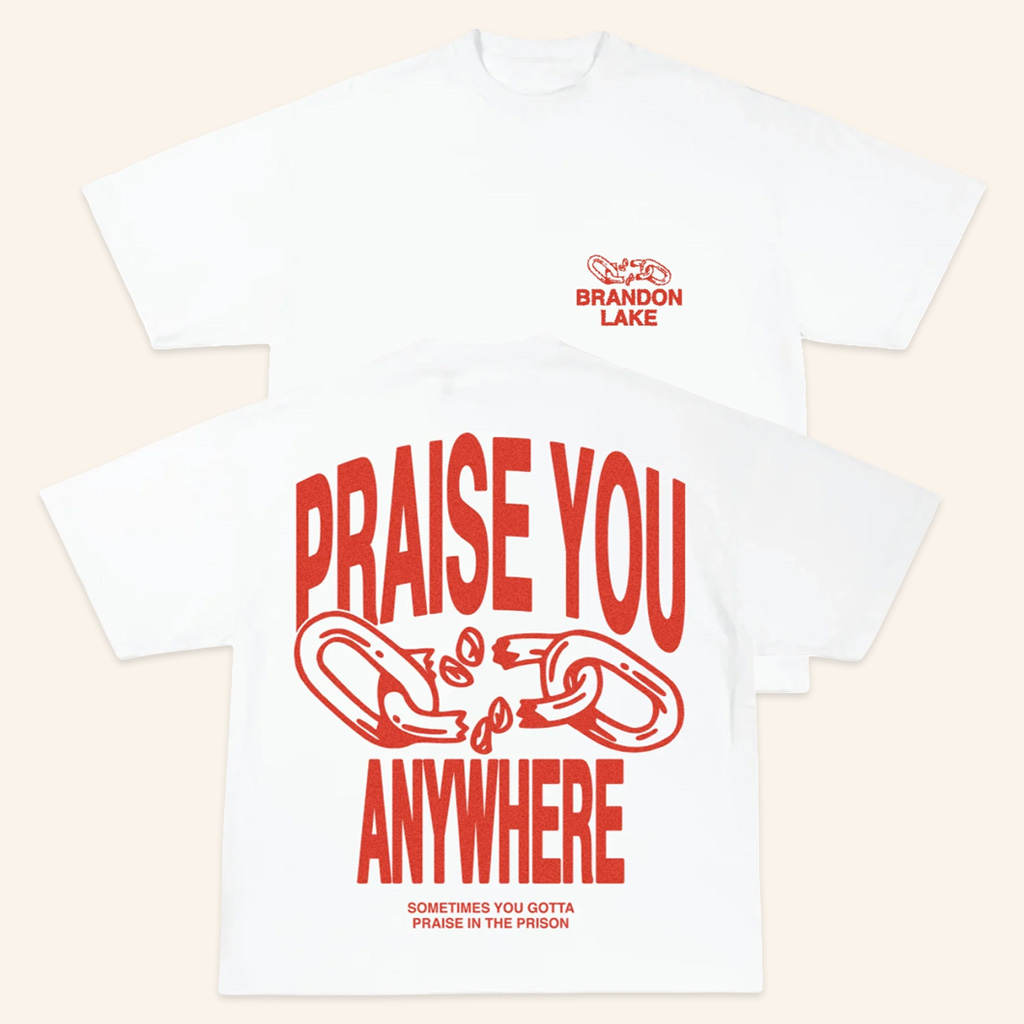 Brandon Lake Merch Praise You Anywhere Chain T-Shirt Presents For Music Lovers
