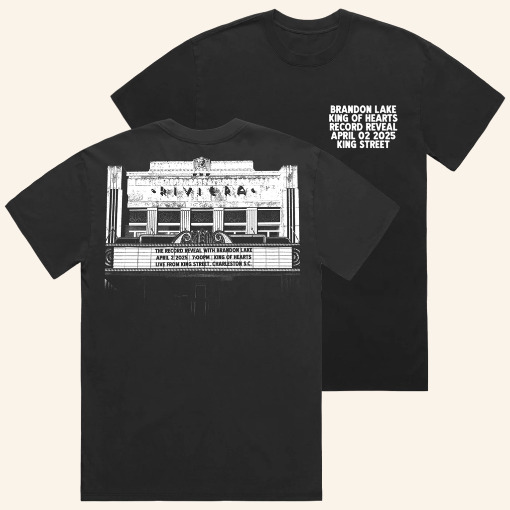 Brandon Lake Merch Riviera Theater Reveal T-Shirt Music Gift Ideas For Guys Brandon Lake Merch Riviera Theater Reveal T-Shirt Music Gift Ideas For Guys