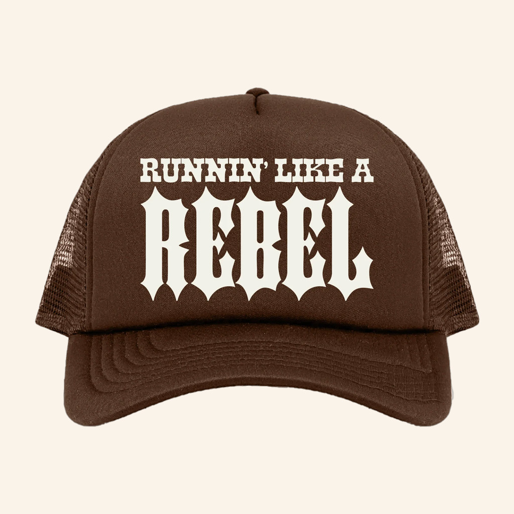 Brandon Lake Merch Runnin' Like A Rebel Trucker Hat Gifts For Music Fans