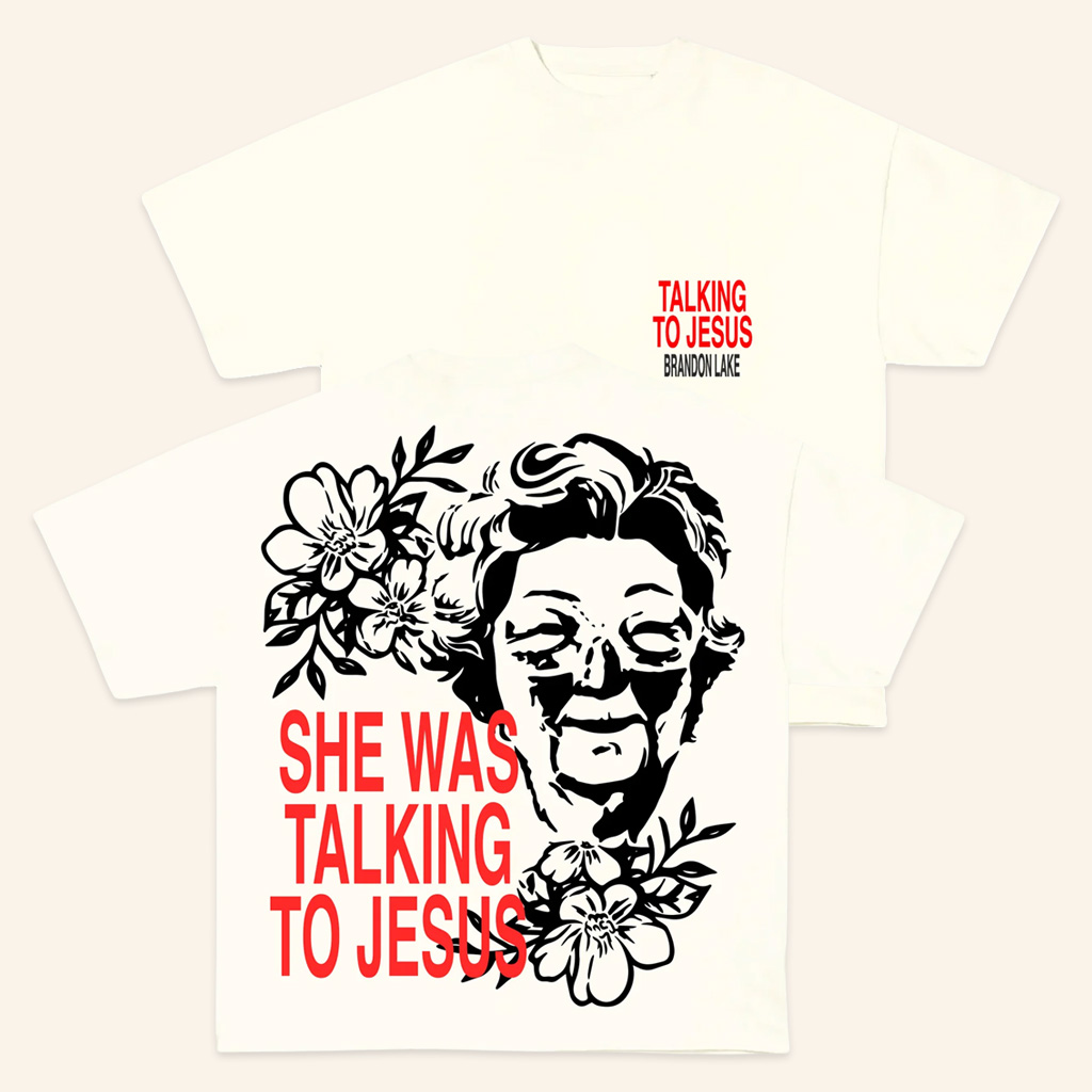 Brandon Lake Merch Talking To Jesus T-Shirt Faith Based Apparel Gifts For Music Fans