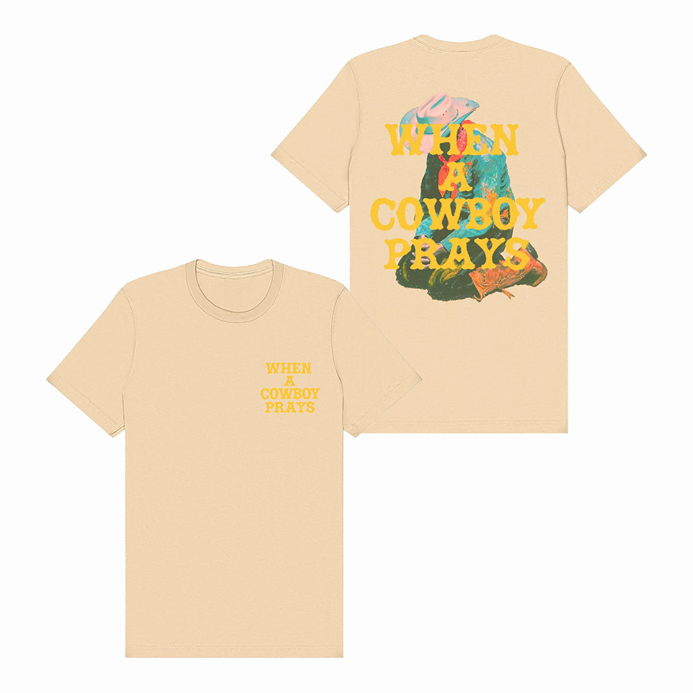 Brandon Lake Praying Cowboy Merch Western Faith Inspired T-Shirt Gift For Men