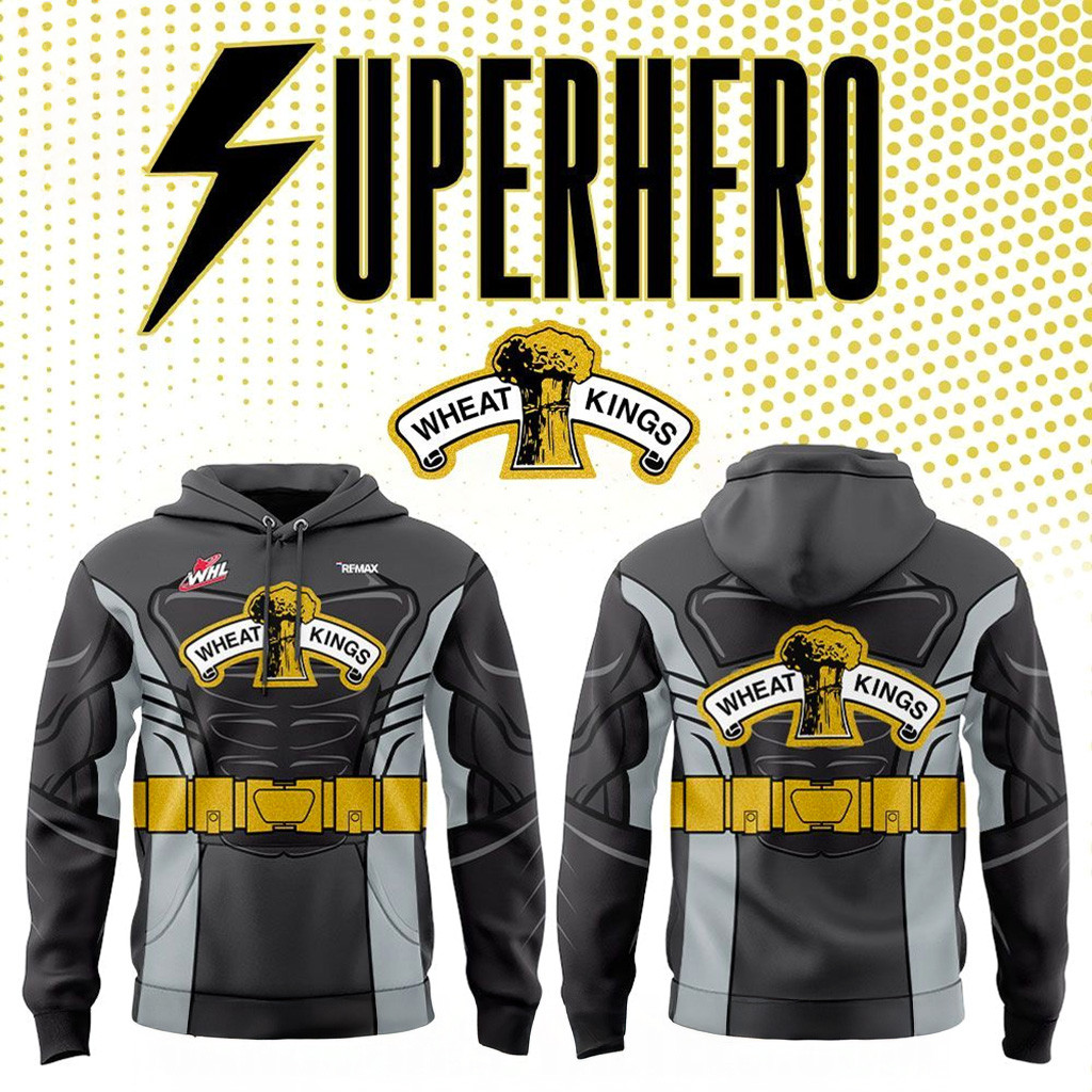Brandon Wheat Kings Superhero Night 2025 Hoodie Fan Merch Gift Ideas For Him