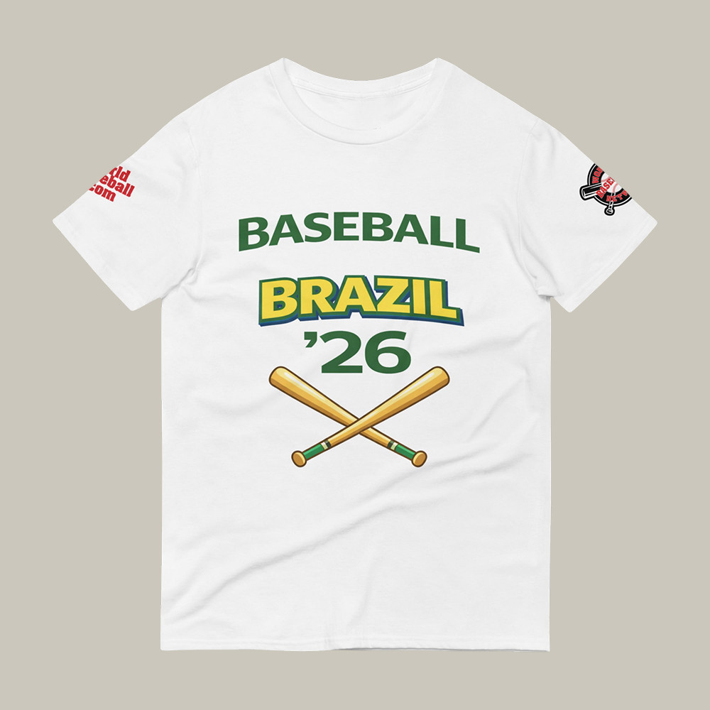 Brasil 2026 World Baseball Classic 26 T-Shirt Game Day Clothes Baseball Lover Present