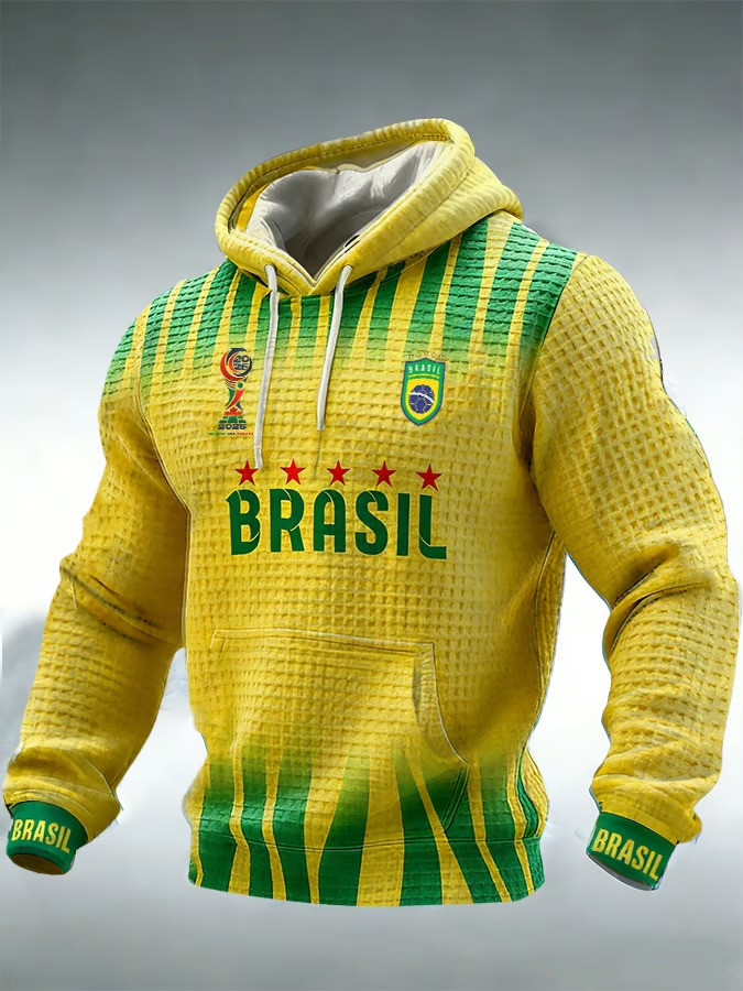 Brasil World Cup 2026 Hoodie Selecao Soccer Fan Gear Pullover Best Gift For Supporters