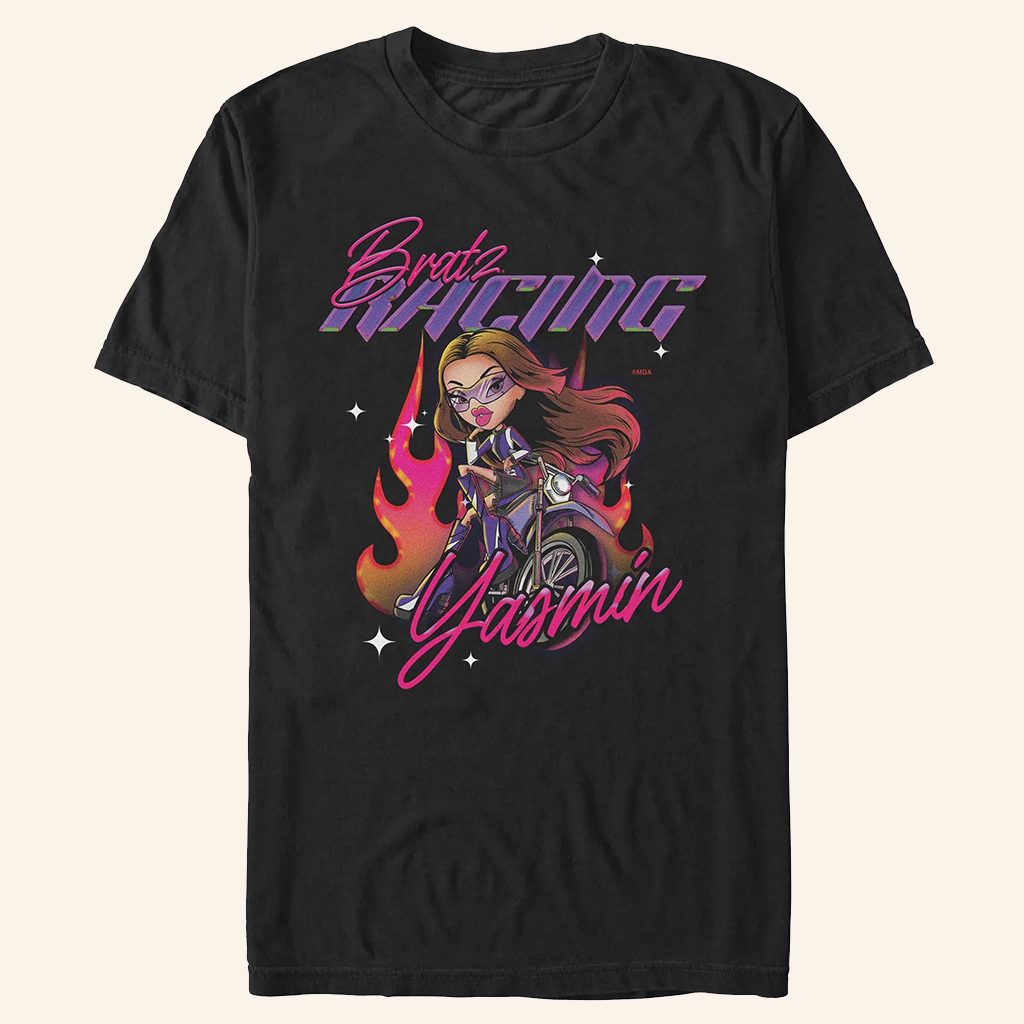 Bratz Merch Scorchin' Yasmin T-Shirt Bratz Racing Shirt Great Gifts For Him