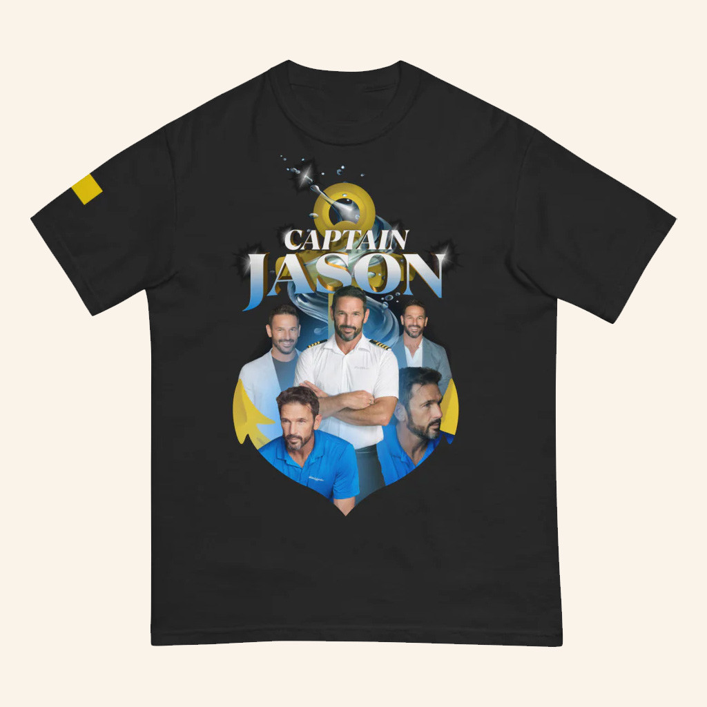 Bravo Merch Below Deck Down Under Captain Jason Heartthrob T-Shirt Gifts For Dad Bravo Merch Below Deck Down Under Captain Jason Heartthrob T-Shirt Gifts For Dad