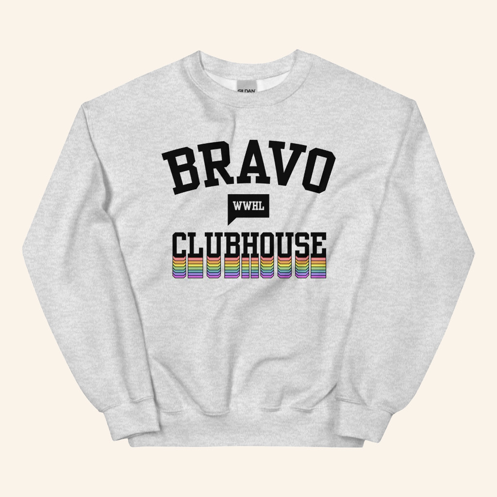Bravo Merch Bravo Clubhouse Watch What Happens Live Pride Sweatshirt Gifts For Him