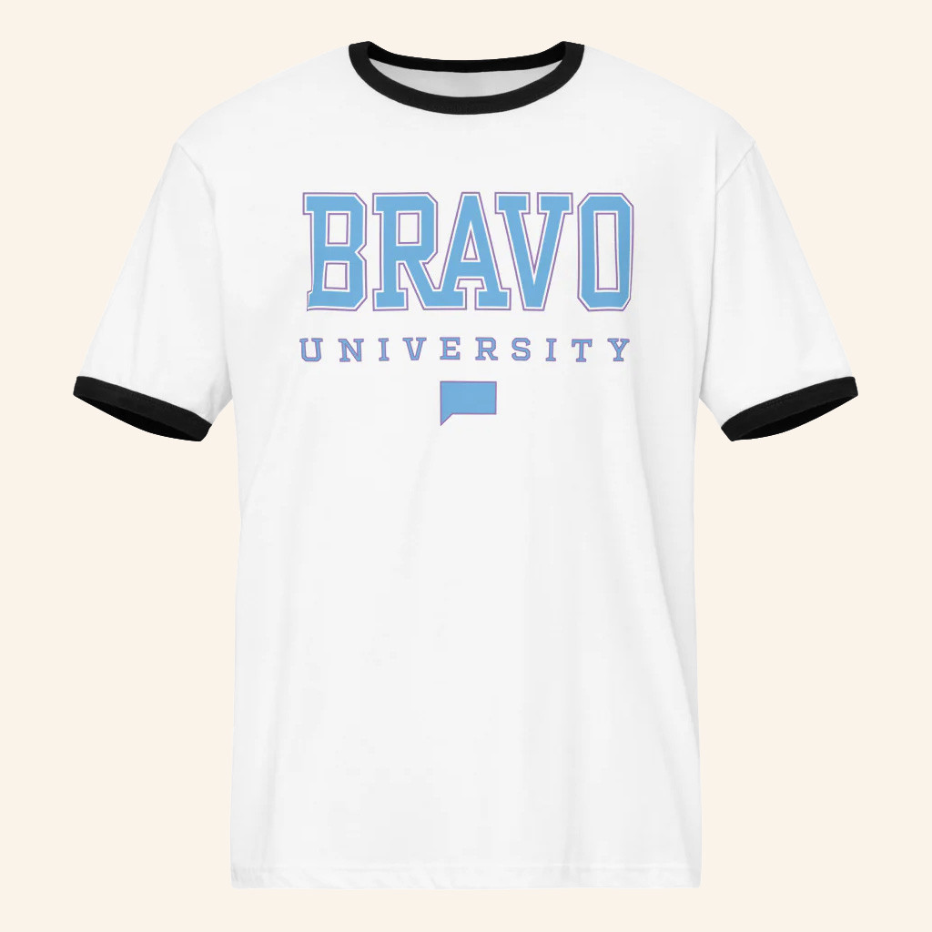 Bravo Merch Bravo Gear Ringer T-Shirt Bravo University Shirt Gifts For Husband Bravo Merch Bravo Gear Ringer T-Shirt Bravo University Shirt Gifts For Husband
