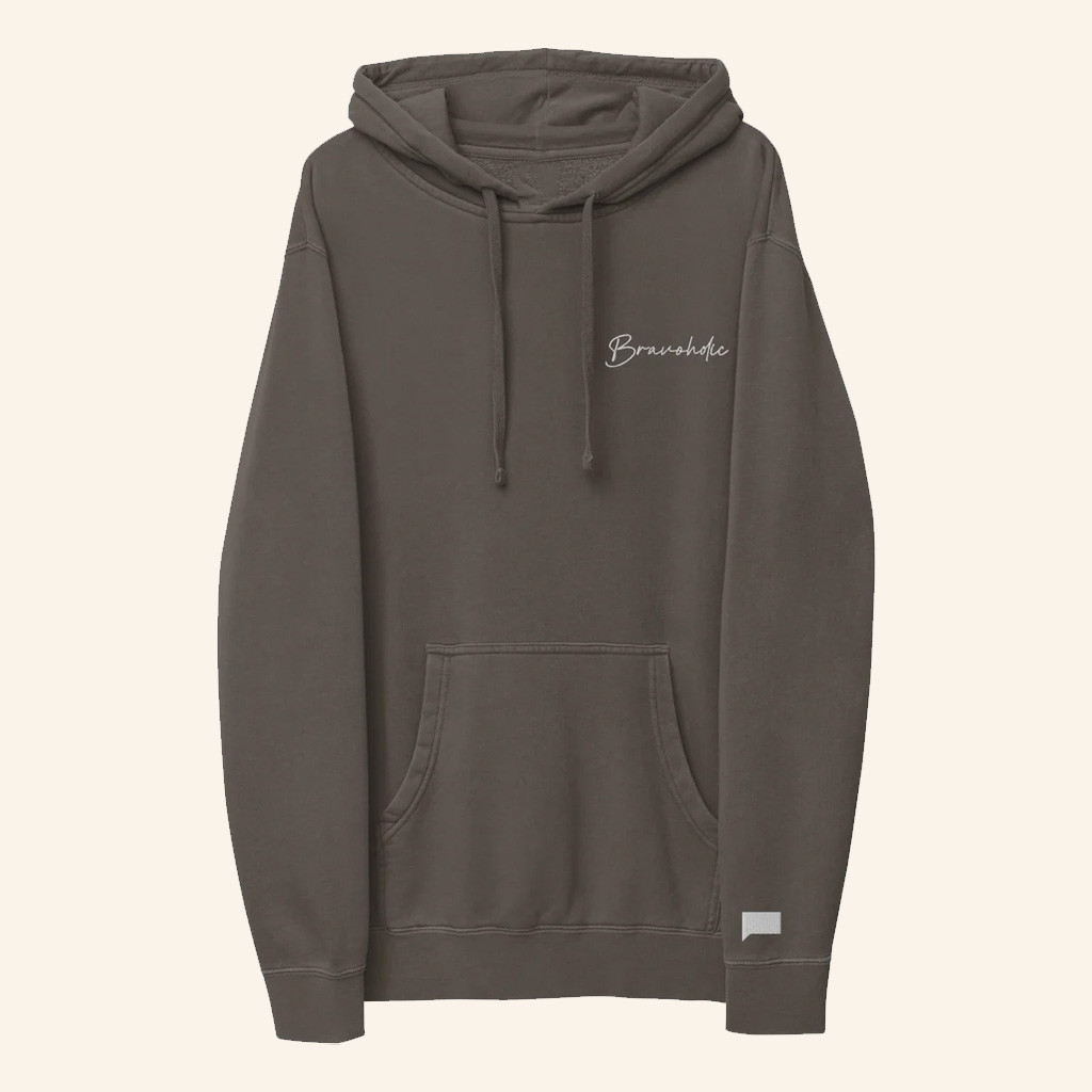 Bravo Merch Bravoholic Script Hoodie Birthday Present For Husband