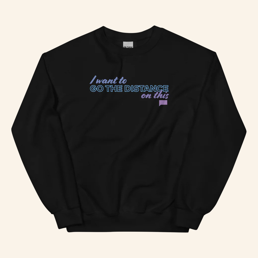 Bravo Merch The Real Housewives Of Salt Lake City Go The Distance Crewneck Sweatshirt Bravo Merch The Real Housewives Of Salt Lake City Go The Distance Crewneck Sweatshirt