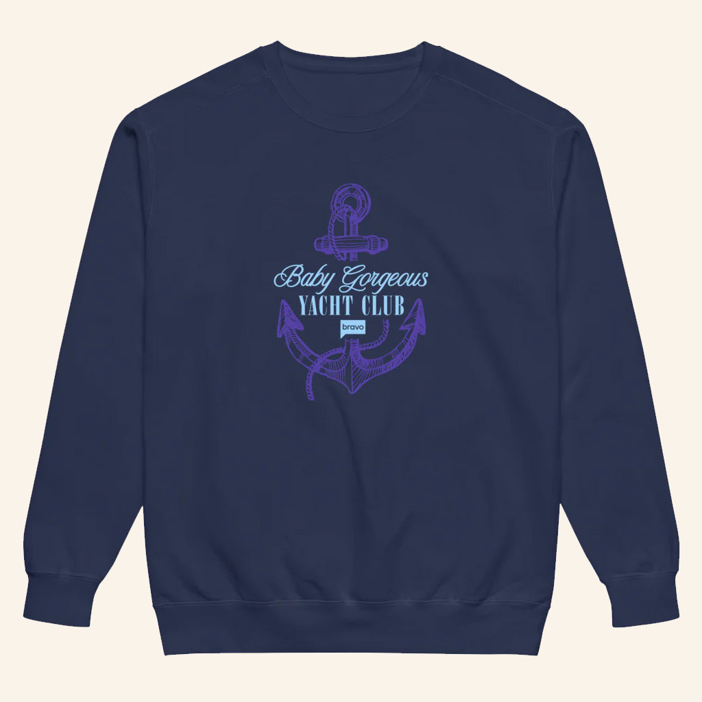 Bravo Merch The Real Housewives of Salt Lake City Sweatshirt Baby Gorgeous Yacht Club Shirt