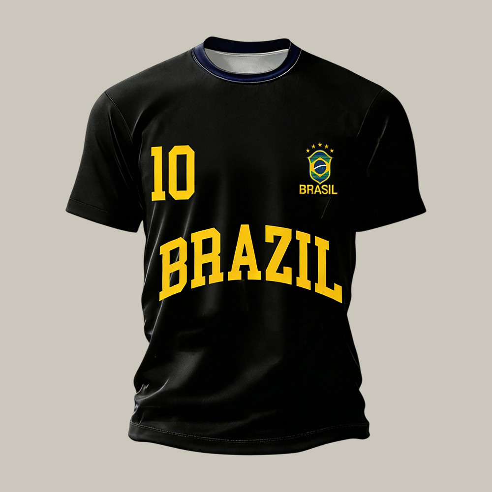 Brazil 2026 FIFA World Cup 10 T-Shirt 2026 World Cup Merch Unqiue Gift For Father's Day