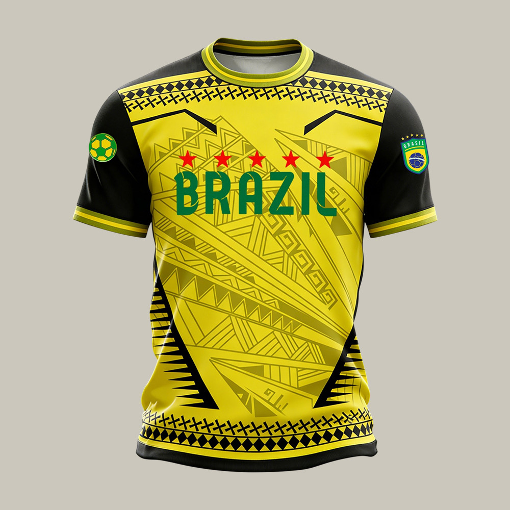Brazil 2026 FIFA World Cup T-Shirt Game Day Shirt Soccer Lover Gift For Dad Birthday