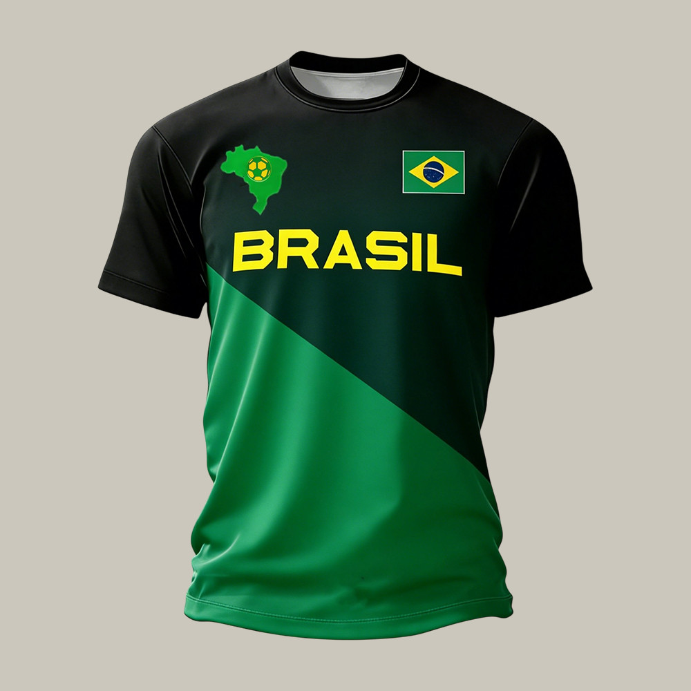 Brazil 2026 FIFA World Cup T-Shirt Soccer Clothes Game Day Gift For Dad
