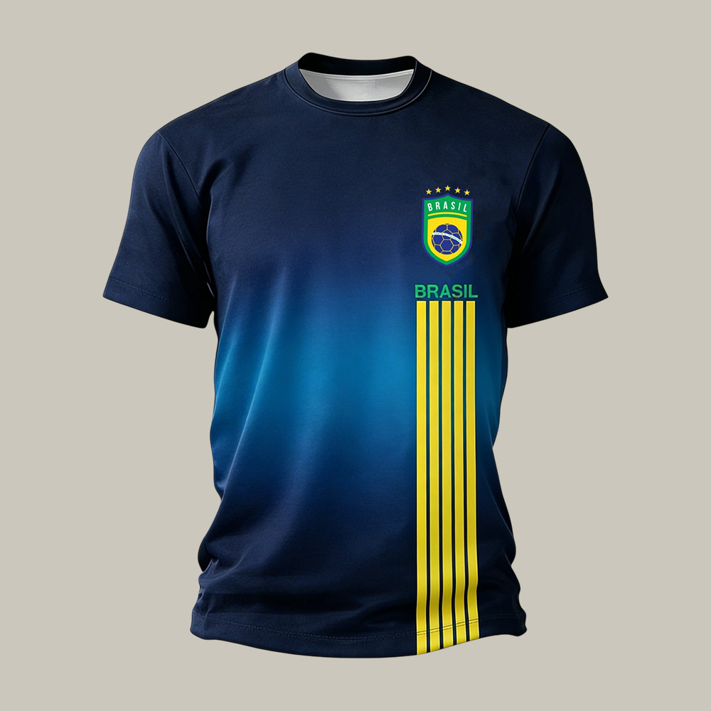 Brazil 2026 FIFA World Cup T-Shirt Soccer Fan Apparel Present Ideas For Huge Fans