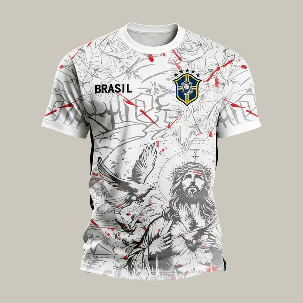 Brazil 2026 FIFA World Cup T-Shirt Soccer Fan Merch Good Gift For Dad Birthday