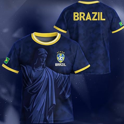 Brazil FIFA Club World Cup Bracket T-Shirt Christ Of Redeemer Shirt Soccer Lover Gift For Dad
